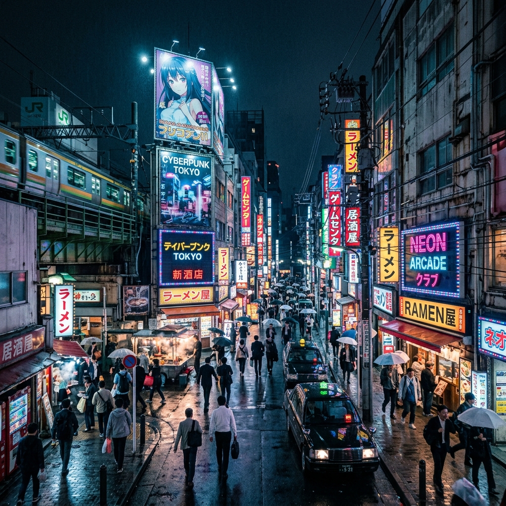 Shinjuku Alleyways & Neon